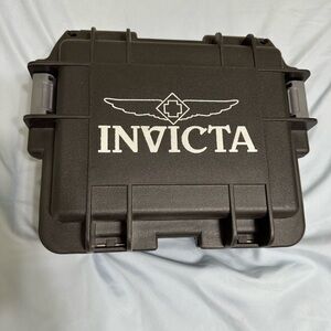 Invicta watch case. 3 Slots. Waterproof. New and never used.